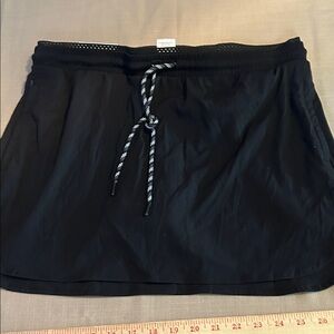 NWT Members Mark Black Women's Skort